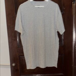 Fabletics Gray Short Sleeve Tee Casual Comfort